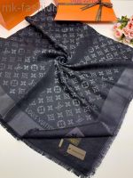Шаль Louis Vuitton черная 11157