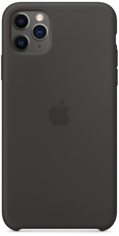 Apple Silicone для iPhone 11 Pro Max (черный)