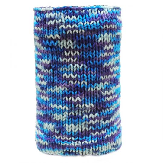 Вязаный шарф - Blue mix