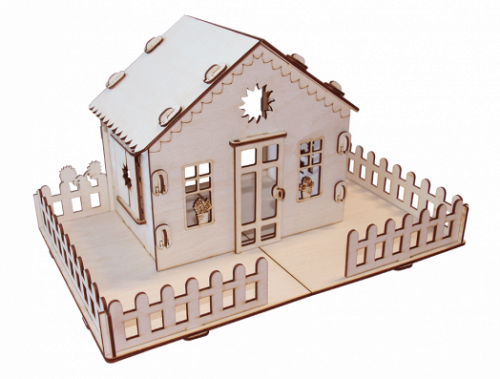 Кукольный домик  "Дачный домик у бабушки"