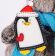 Басик в шарфике и с пингвином