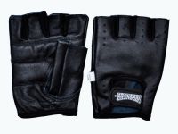 Перчатки для тяжёлой атлетики без пальцев, кожа. Размер L. 16583