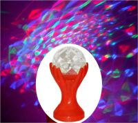 Декоративный LED-светильник Шар В Руках, 18 см, цвет красный (1)