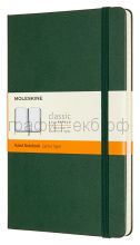 Книжка зап.Moleskine Large Classic линейка зеленая QP060K15