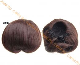 Искусственные термостойкие волосы - Шиньон "Бабетта" #M4/33, вес 80 гр