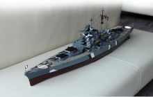 Сборная модель линкор Бисмарк корабль модель Германия Второй мировой войны 1:700