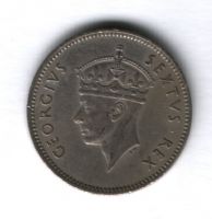 50 центов 1948 года Восточная Африка, XF