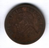 1 пенни 1894 года ЮАР, редкий год XF