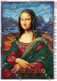 Dana DANA-3471. Мона Лиза схема для вышивки бисером купить оптом в магазине Золотая Игла