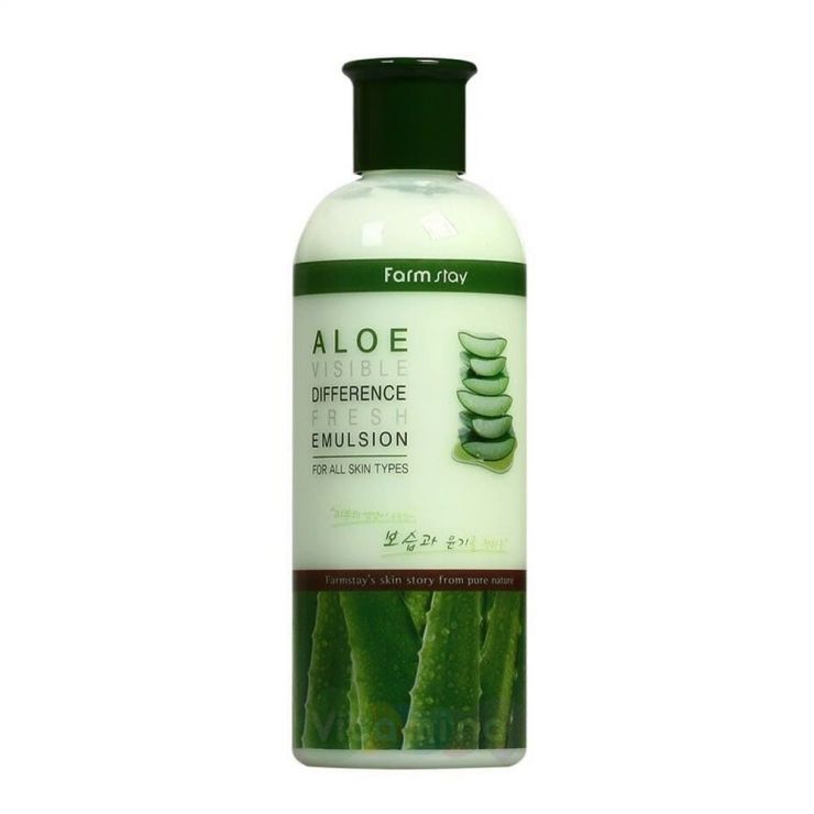 FarmStay Освежающая эмульсия с экстрактом алоэ Aloe Visible Difference Fresh Emulsion, 350 мл