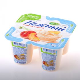 Продукт йогуртный Кампина Нежный 1,2% персик 100г ООО Кампина