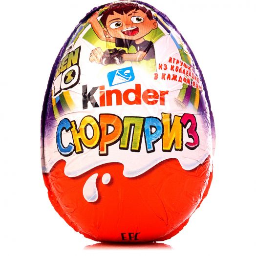 Шок. яйцо Киндер Бен Тэн 20г