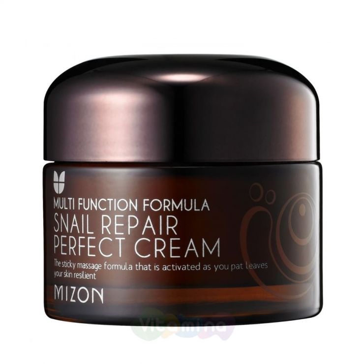 Mizon Питательный улиточный крем для лица Snail Repair Perfect Cream, 50 мл