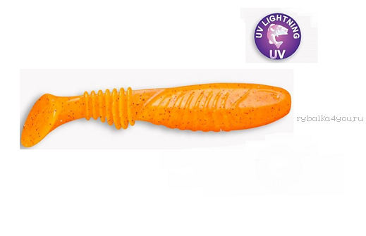 Мягкая приманка Crazy Fish Dainty 3,3" 85мм / упаковка 6 шт / цвет:18-6 (запах кальмар)