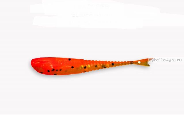 Мягкая приманка Crazy Fish Glider 2,2" 55мм / упаковка 10 шт / цвет:15d-6 (запах кальмар)