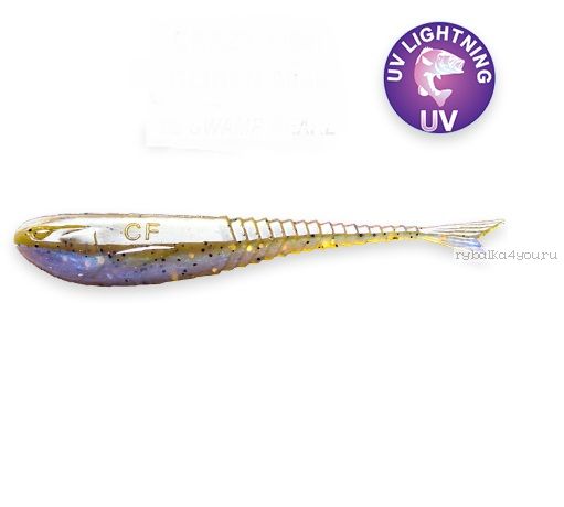 Мягкая приманка Crazy Fish Glider (Плавающий) 2,2" 55мм / упаковка 10 шт / цвет:3d-6 (запах кальмар)
