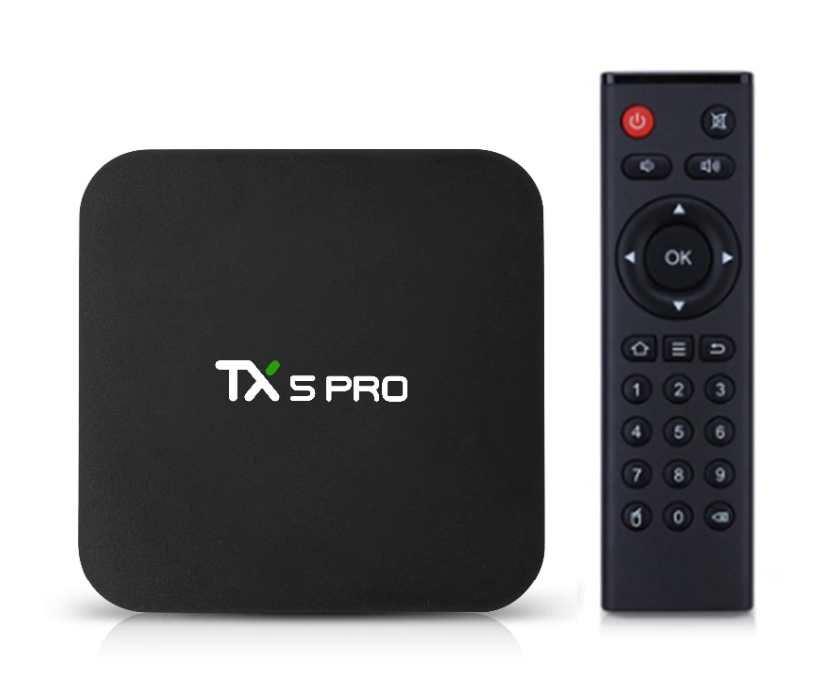 Медиаплеер TV Box TX5 PRO (S905X2/4Gb/32Gb/Mali G31MP2/WiFi/BT/4K/Android 9.0)