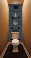 Фотообои в туалет - Источник звука магазин Интерьерные наклейки