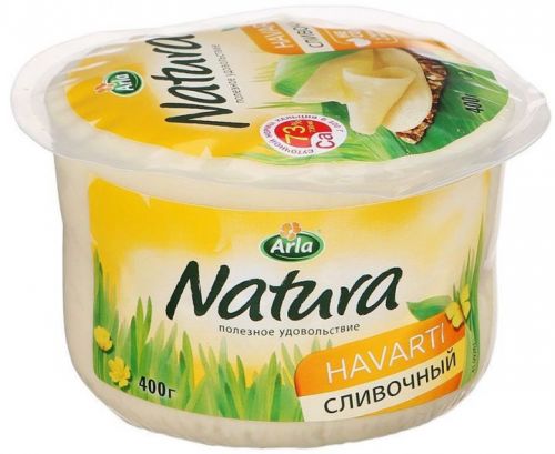 Сыр Arla Natura сливочный, 400 гр