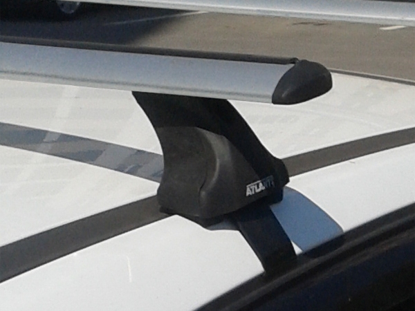 Багажник на крышу LADA XRay, Атлант, крыловидные аэродуги