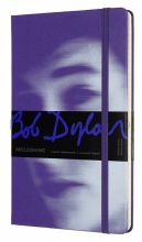 Книжка зап.Moleskine Large BOB DYLON линейка фиолетовая LEBDQP060B
