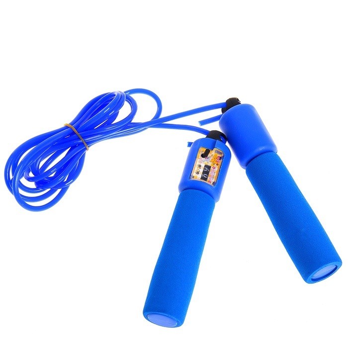 Скакалка Со Счётчиком Прыжков Jump Rope, Цвет Синий