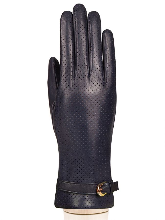 Кожаные перчатки с декоративной перфорацией ELEGANZZA GR01-00020518