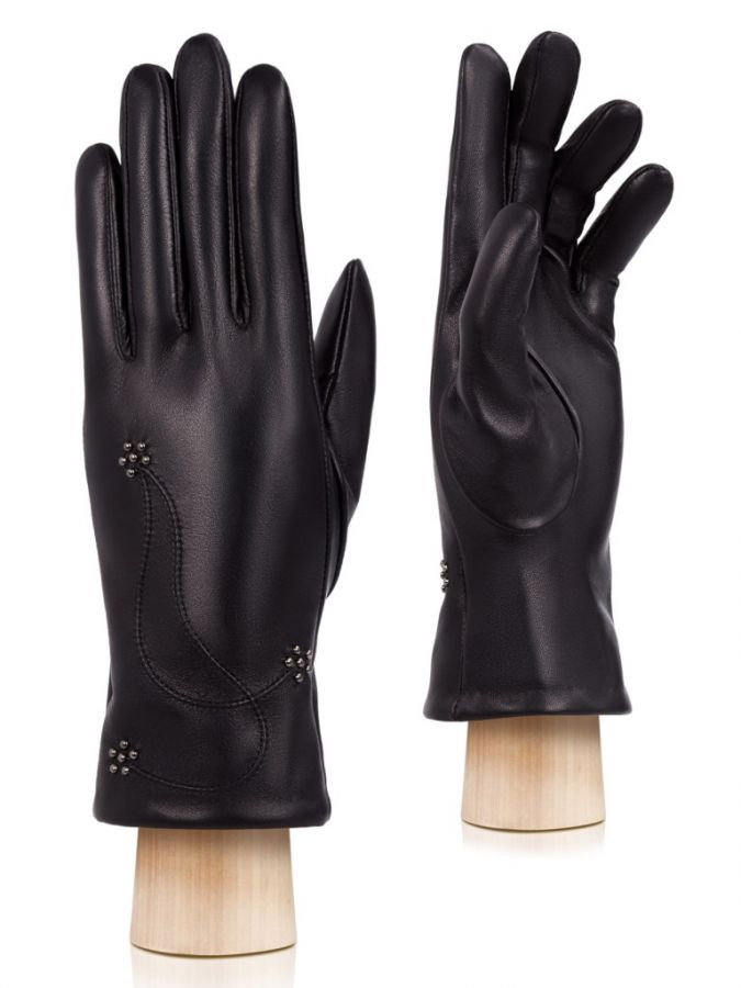 Кожаные перчатки с декоративной строчкой ELEGANZZA GR01-00027372