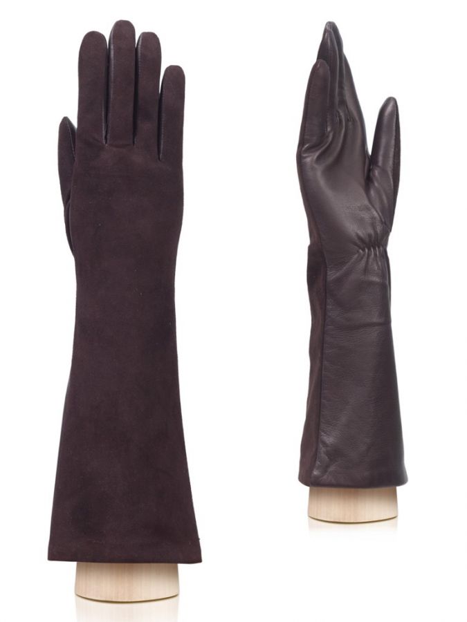 Длинные велюровые перчатки ELEGANZZA GR01-00027464