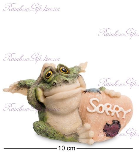 Фигурка лягушка с сердцем Sorry “Sealmark”