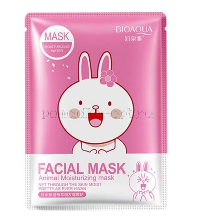 ~~~ Тканевая маска Bioaqua Facial Mask Animal заяц