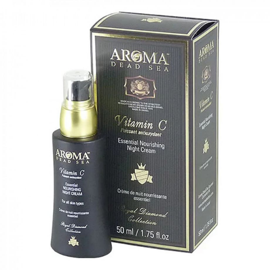 Питательный ночной крем для всех типов кожи с витамином С, Aroma Dead Sea (Арома Дэд Си) 50 мл