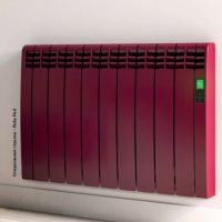 электрический радиатор Rointe D Series Pearl ruby red (RAL 3032)