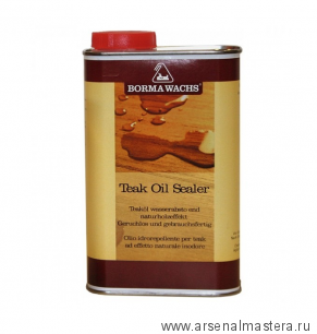 Масляное покрытие с водостойким экстрактом тика Borma Teak oil sealer 500 мл 0308