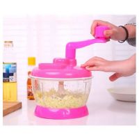 Универсальная Механическая Овощерезка Multi- functional Food Cooking Machine, Цвет Розовый (2)