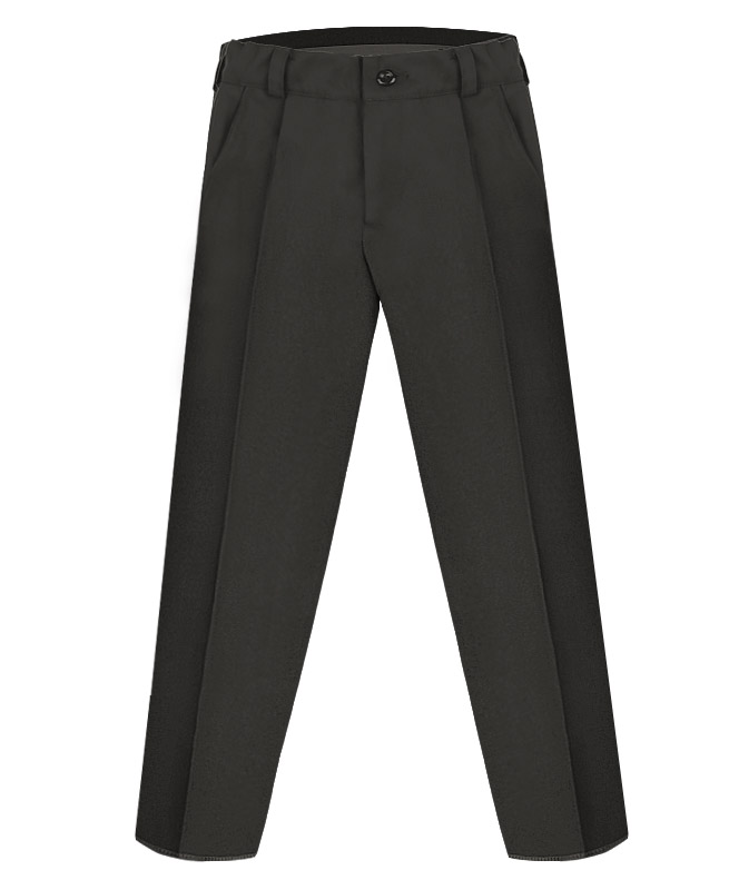 Школьные брюки для мальчика серого цвета