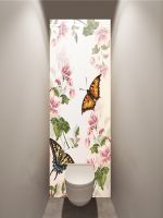 Фотообои в туалет - Floral-2 магазин Интерьерные наклейки