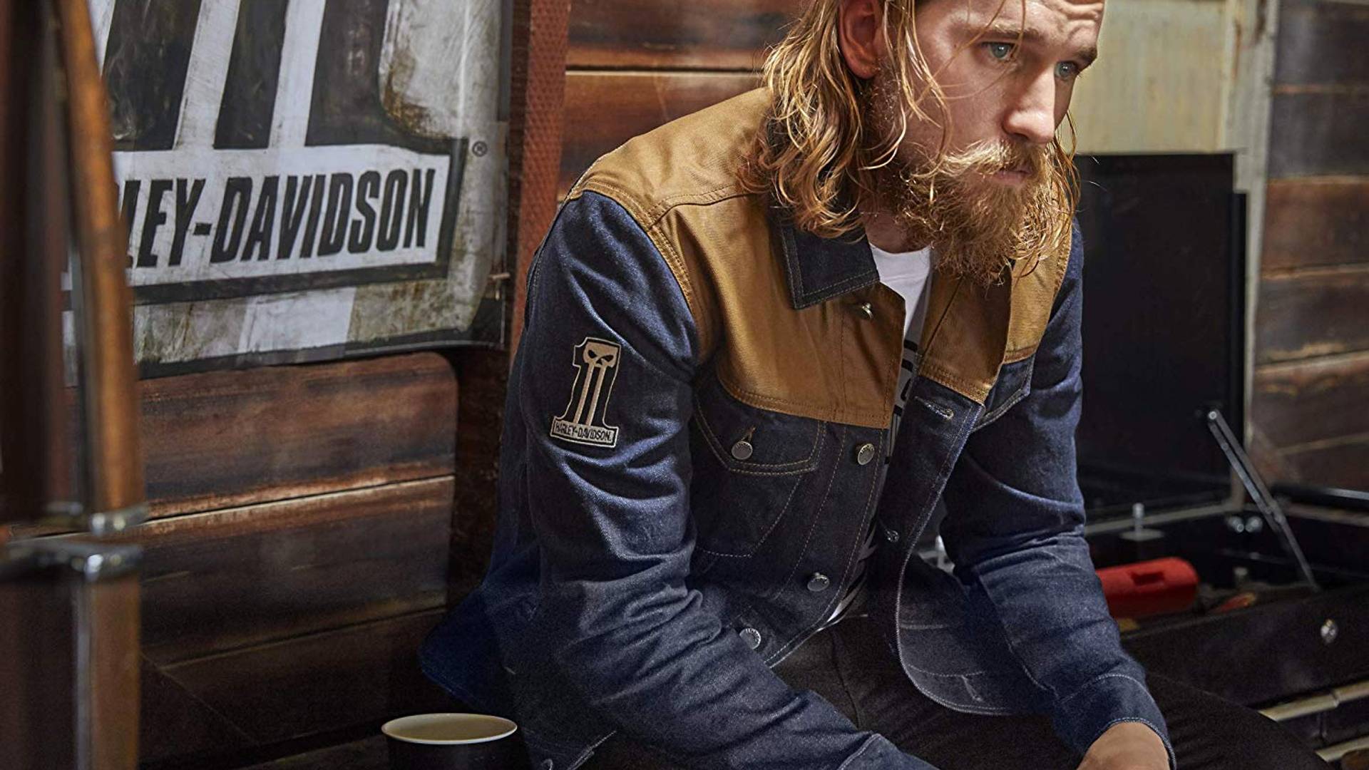 Harley-Davidson джинсовая куртка