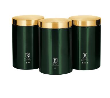 BH-6272 Emerald Collection Набор контейнеров для хранения 3 пр.