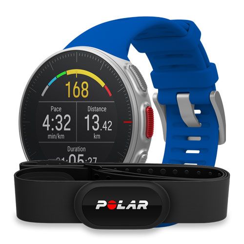 Мультиспортивные GPS-часы POLAR Vantage V с датчиком H10, цвет синий