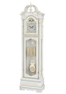 Часы напольные Columbus CR-9221-PG Белый лебедь Gold