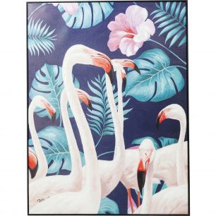 Картина Flamingo, коллекция Фламинго, ручная работа