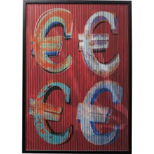 Картина в рамке Currency Euro, коллекция Знак Евро