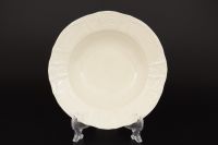 Набор глубоки тарелок (без декора, BE-IVORY), 21 см, 6 шт.