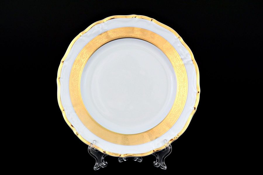 Набор тарелок 19 см "Мария Луиза Золотая лента", 6 шт.