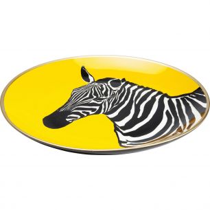 Тарелка декоративная Zebra, коллекция Зебра, ручная работа