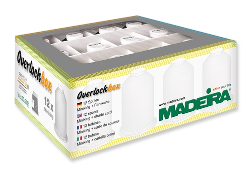 Набор оверлочных ниток Madeira Overlockbox 3+1 арт. 9200