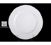 Набор тарелок "Белый узор", 21 см, 6 шт.