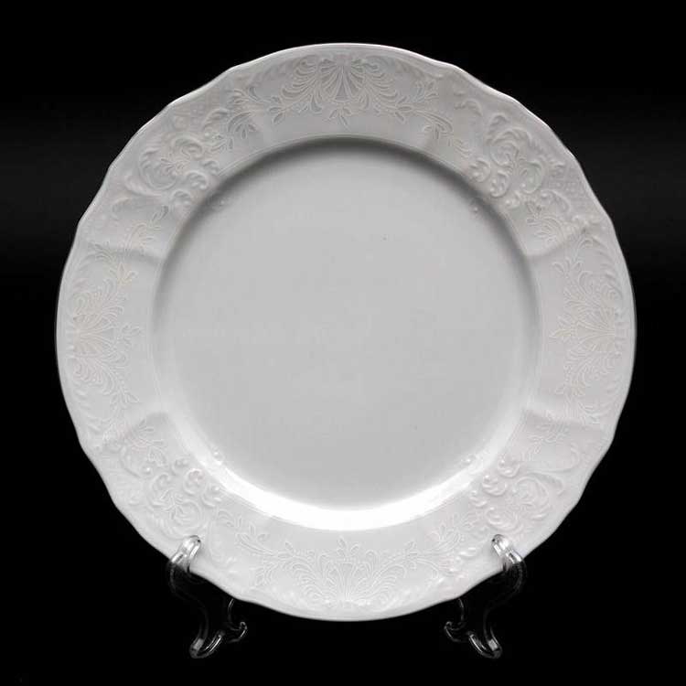 Набор тарелок "Платиновый узор", 27 см, 6 шт.