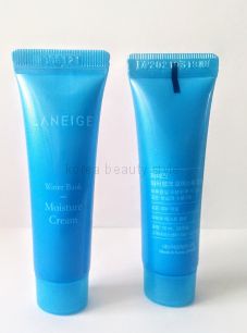 LANEIGE Water Bank Moisture Cream (10 ml) -  миниатюра увлажняющего крема для всех типов кожи от бренда Laneige из увлажняющей линии  Water Bank  (10 мл)